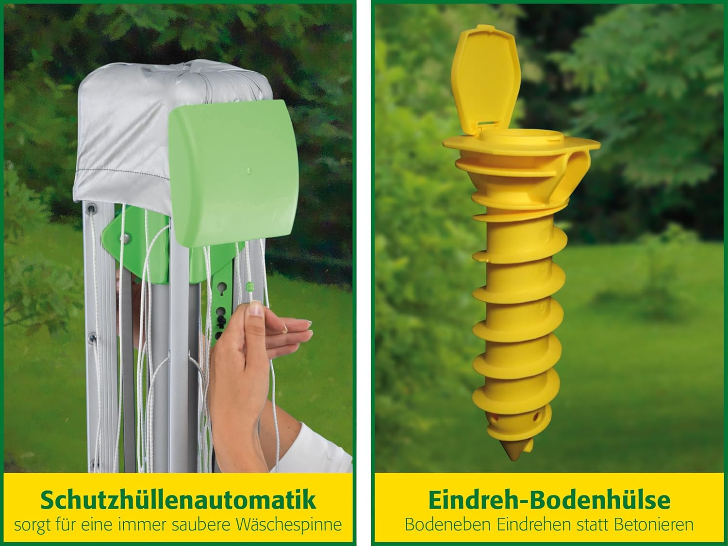 Exaco Trading Company Juwel Nova Plus 500 Rotary Line Dryer, Silver/Blue, Size Pillow357