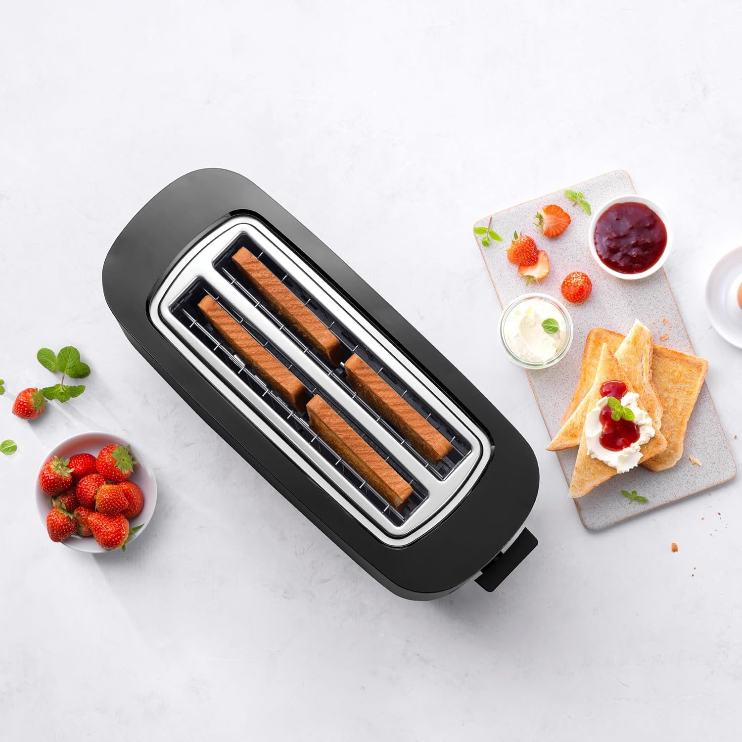 ZWILLING Enfinigy, 4-Slice Long Slot Toaster, Extra Wide 1.5
