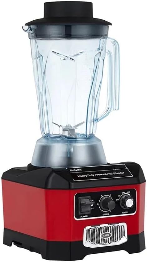 Professional 2200W Heavy-Duty Commercial Blender with Timer | Powerful Self-Cleaning Smoothie Blender for Kitchen | Crush Ice, Make Hot Soup, Ice Cream, Nut Butters, and Sauces