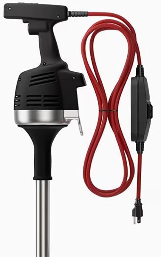 Immersion Blender, Black, 3 Speeds, 28 gal Capacity, 16