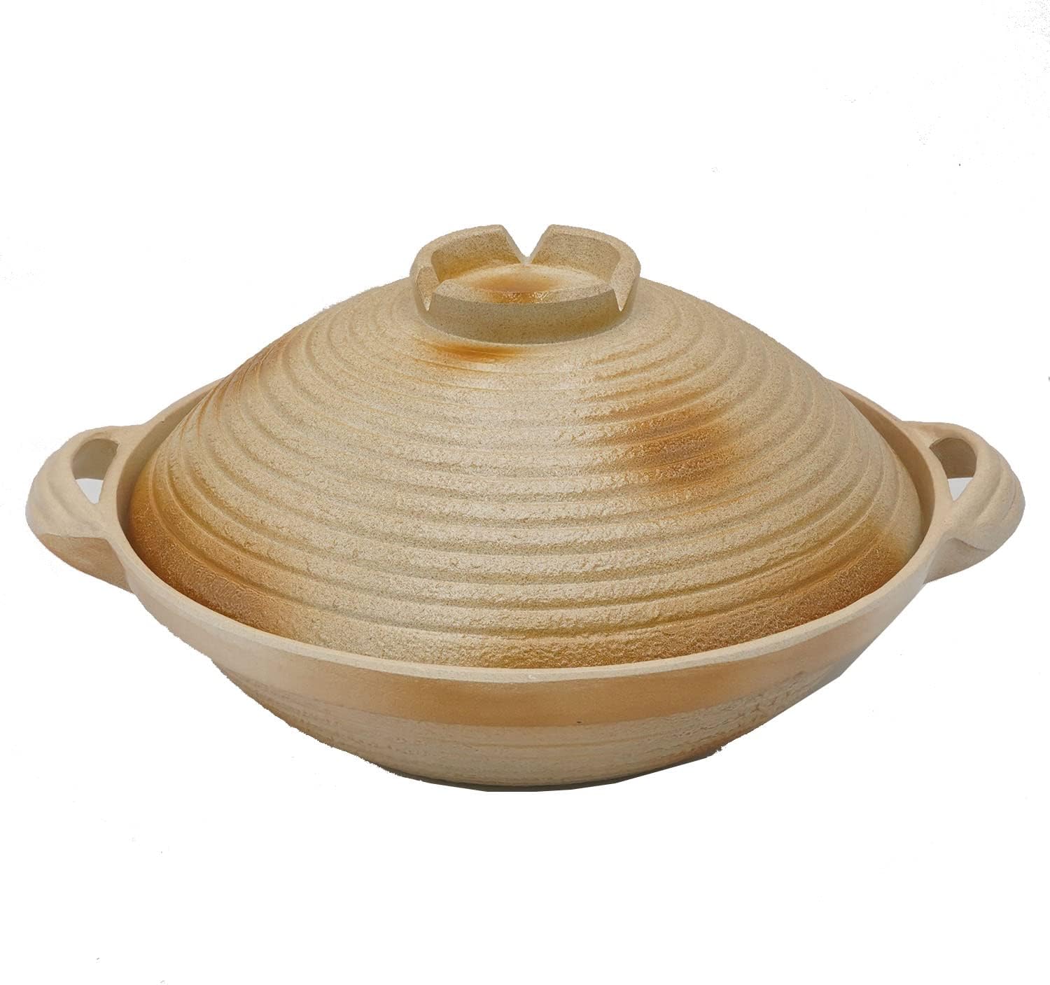 Kawanami Shoten Raku Pot, Made in Japan, 11.8 inches (30 cm), 9.8 gal (3 L), Aluminum, Outdoor, Camping, Direct Fire, Repositionable