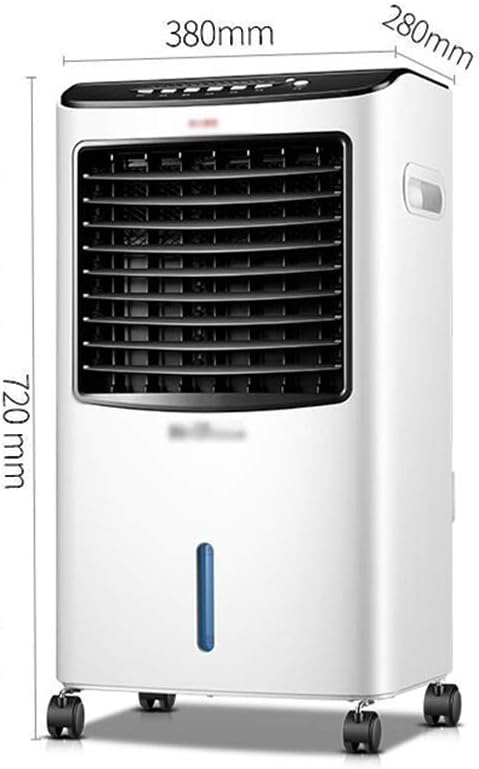 Portable Air Conditioner Fan Air Cooler, Air Conditioner Evaporative With Remote Control Misting Humidifier Fan And Bladeless Noiseless Fan, For Office, Dorm, Room(Free Ice Tray)