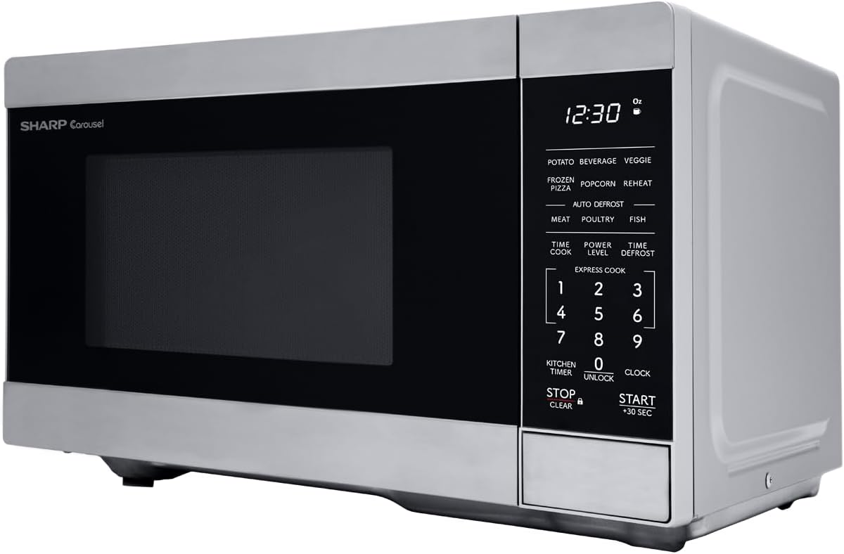 SHARP Countertop Microwave Oven with Removable 10.6