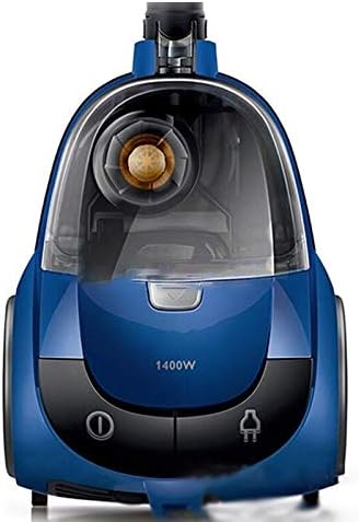 Hard Floor Vacuum 1400W Low Noise Horizontal Vacuum Cleaner,for Home Hard Floor Carpet Light Weight Power Strong Suction Powered Corded Canister Vacuum Cleaner, Sky Blue.