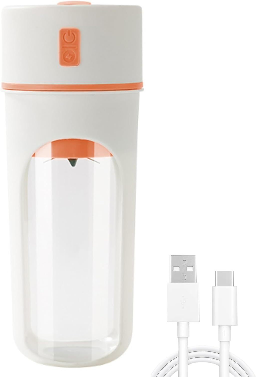 480ml Portable Blender with 6 Blade Head, Portable Cup, USB Blender for Office, Gym, Kitchen and Travel.