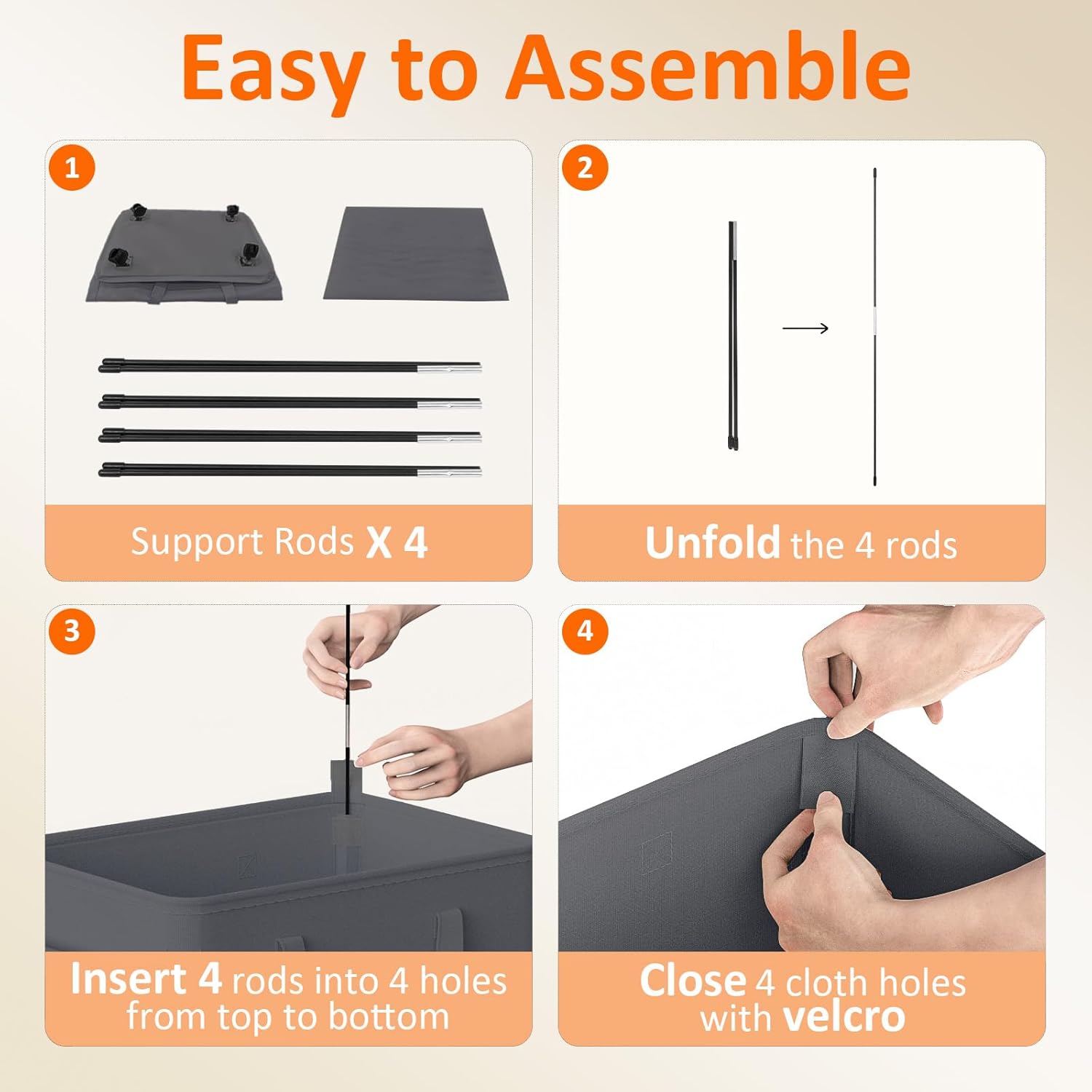 2 Pack Laundry Basket with Wheels, 90L Rolling Laundry Hamper with Wheels, Large Clothes Hamper on Wheel with Removable Mesh Bag for Bedroom, Dorm