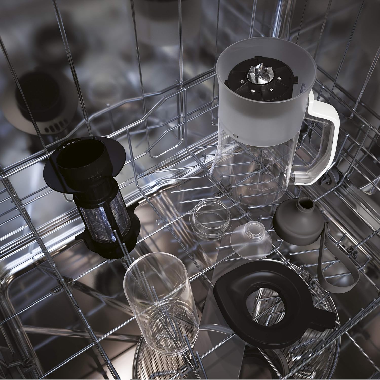 AEG 950008620 - Blender TB7-1-4CW, Ceramic, Color: White/Black