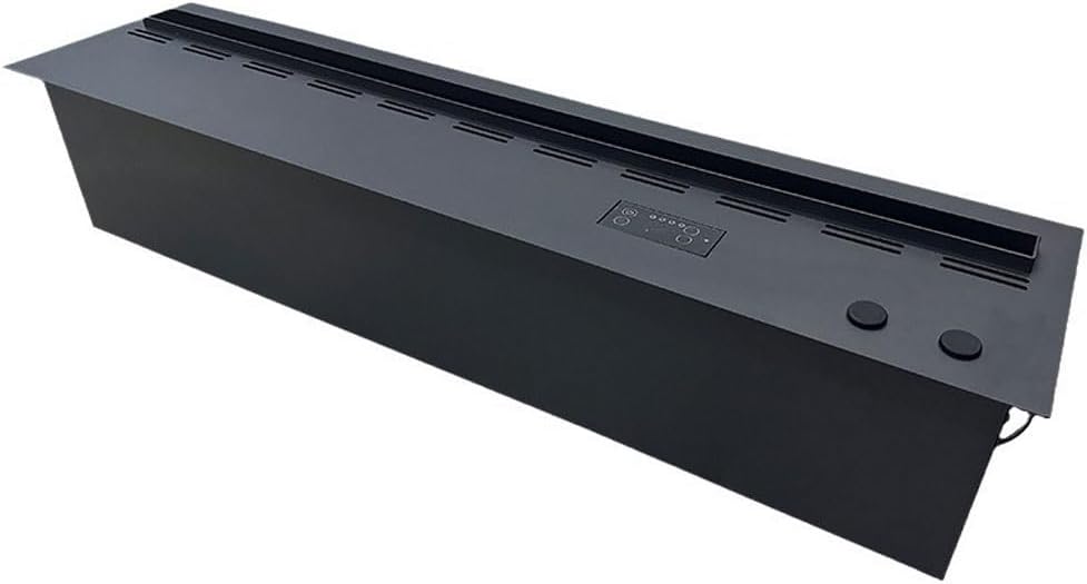 3D Water Vapor Fireplace with Humidifier Flame Villa TV Cabinet Fireplace Simulation Flame Humidifier Home Living Room TV Cabinet Embedded Fireplace(120cm)