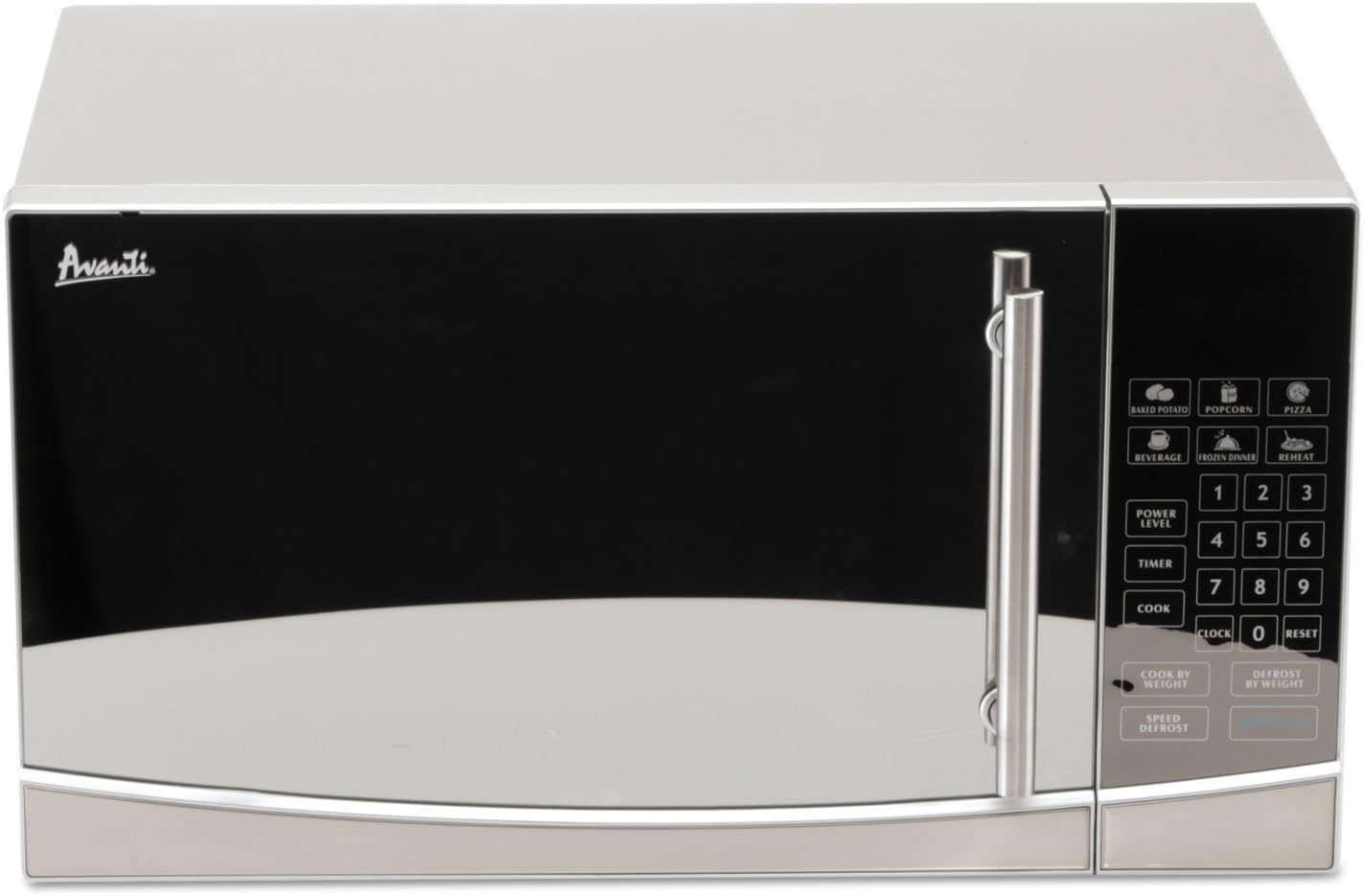 Avanti MO1108SST 1.1 Cubic Foot Capacity Stainless Steel Touch Microwave Oven, 1000 Watts