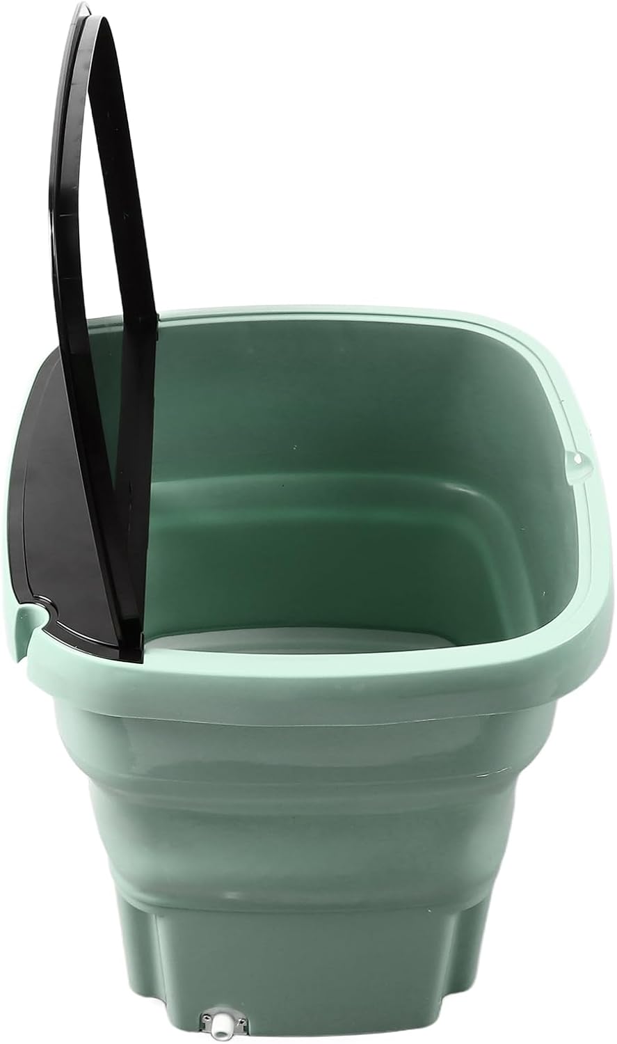 Aramox 15L Portable Washing Machine Compact Greenhouse Mini Laundry Machine for Underwear (Green)