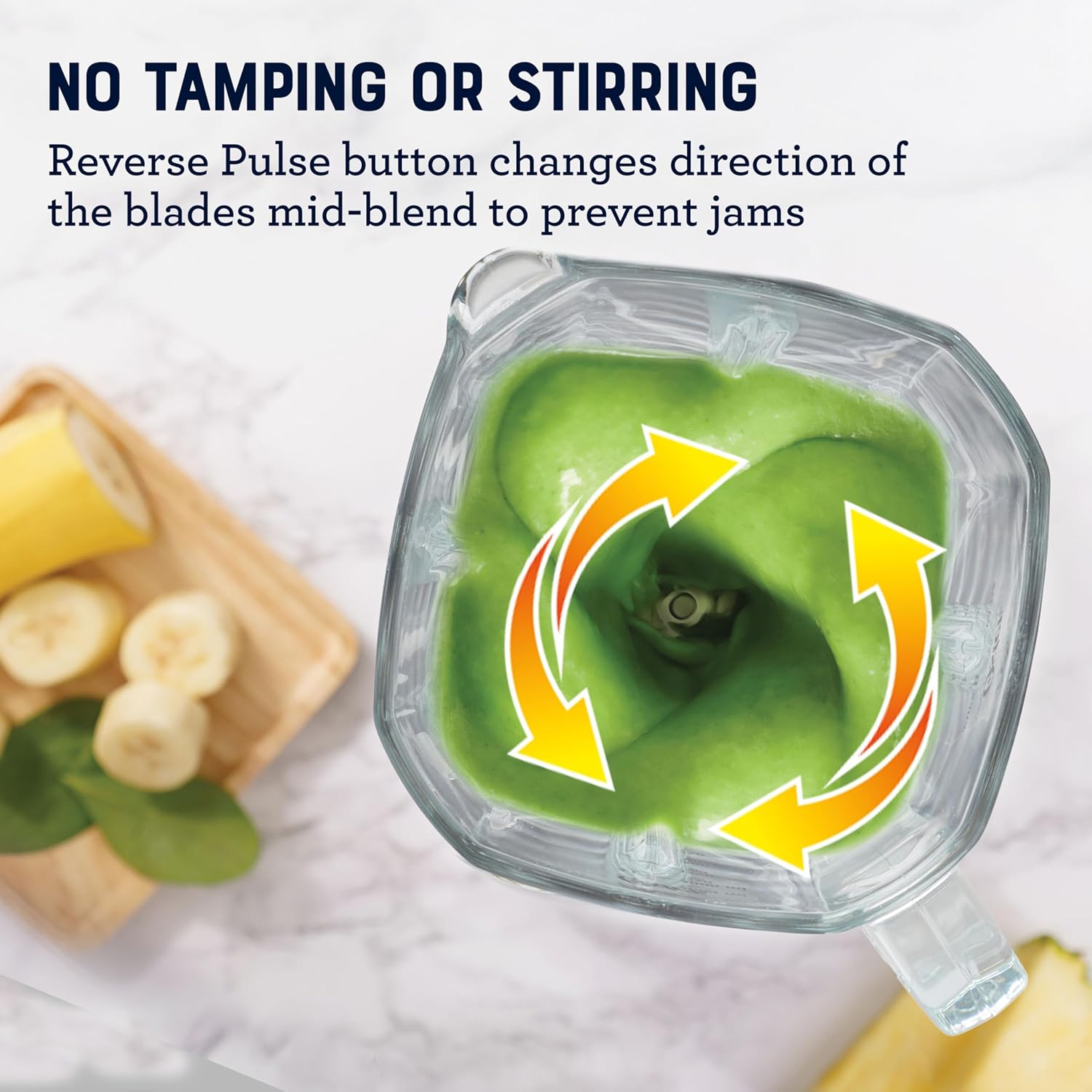 Oster Extreme Mix Blender, 64oz Glass Jar, 3 iBlend Preset Functions, 1600-Watts, 10-Point Blade Stack with Titanium Coating & 24oz Blend-N-Go Cup