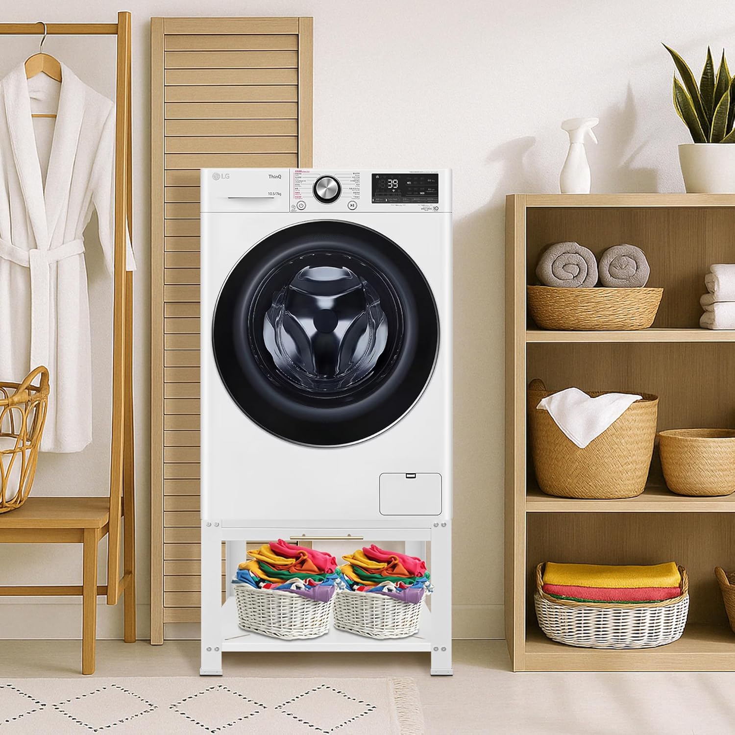 Royxen Washer and Dryer Pedestals Heavy Duty Metal Laundry Pedestal 29