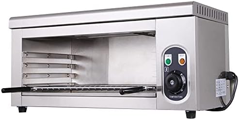 2000W Commercial Electric Cheese Melter Machine, Stainless Steel Electric Countertop Cheese Steaks Sandwiches Melter Grill, Anti-scald Handles, Adjustable Temperature Control