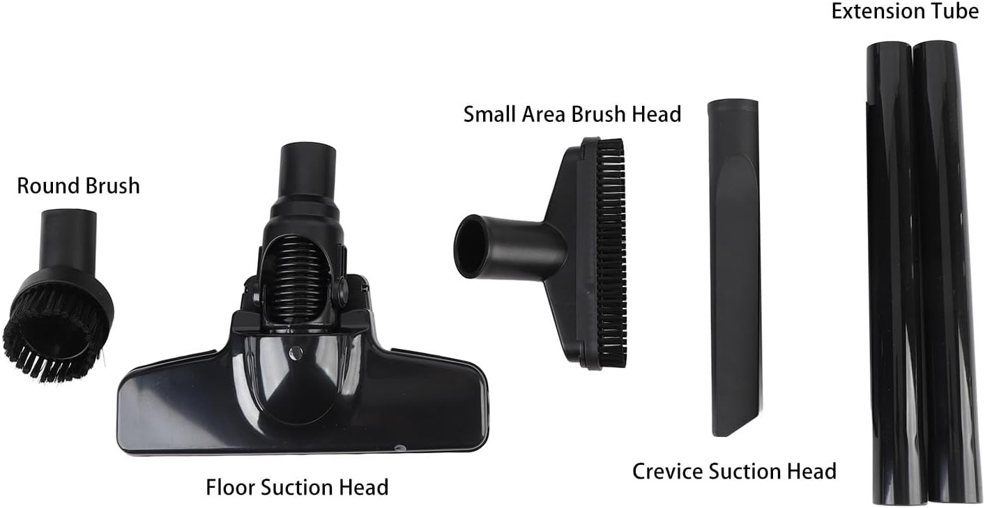 Cordless Vacuum Cleaners, 125AW Powerful Rechargeable Stick Vac for BL18 Series Li Battery, Versatile Attachments for Floor Carpet Car
