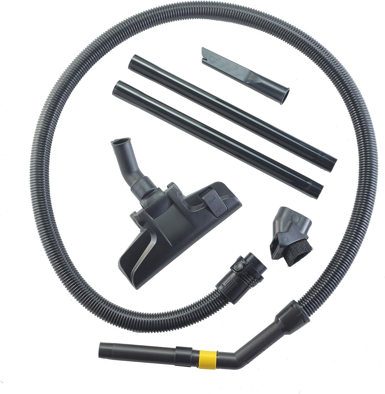 Bundle of Eureka 3670M Canister Cleaner, Lightweight Powerful Vacuum for Carpets and Hard Floors, w/ 5bags,Yellow + Eureka MM Vacuum 60297A Style-10 Per Unit, 10 Bags, White