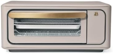 Beautiful Infrared Air Fry Toaster Oven, 9-Slice, 1800 W, by Drew Barrymore (Porcini Taupe)