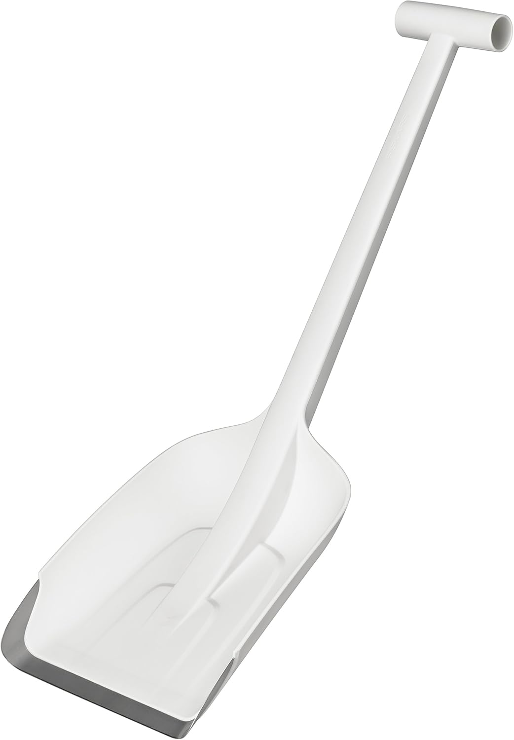 Fiskars Car Snow Shovel, Length: 63 cm, Fibreglass-Reinforced Plastic with Aluminium Edge, White, SnowXpert, 1019347