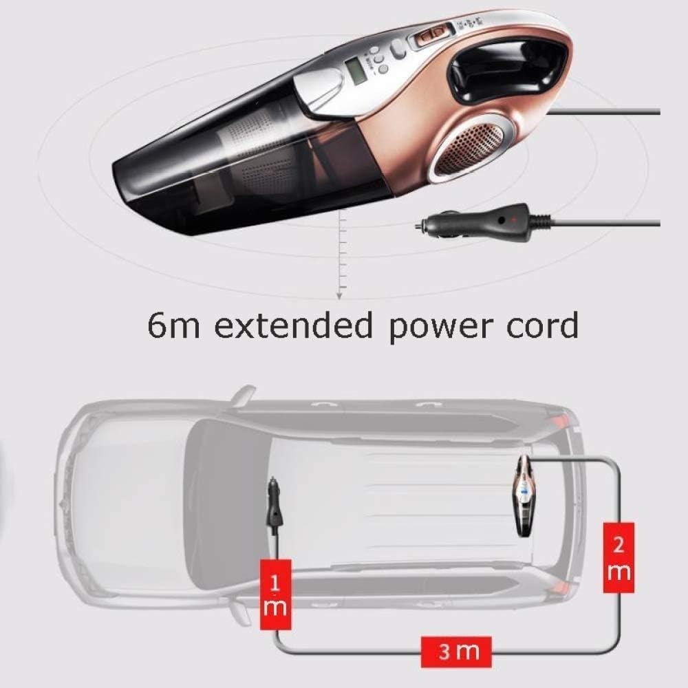 Handheld Vacuum Cordless, Hand Vacuum Portable Vacuum Cleaner with Li-ion Battery Rechargeable Quick Charge Tech, Wet Dry Car Vacuum for Home and Car Cleaning