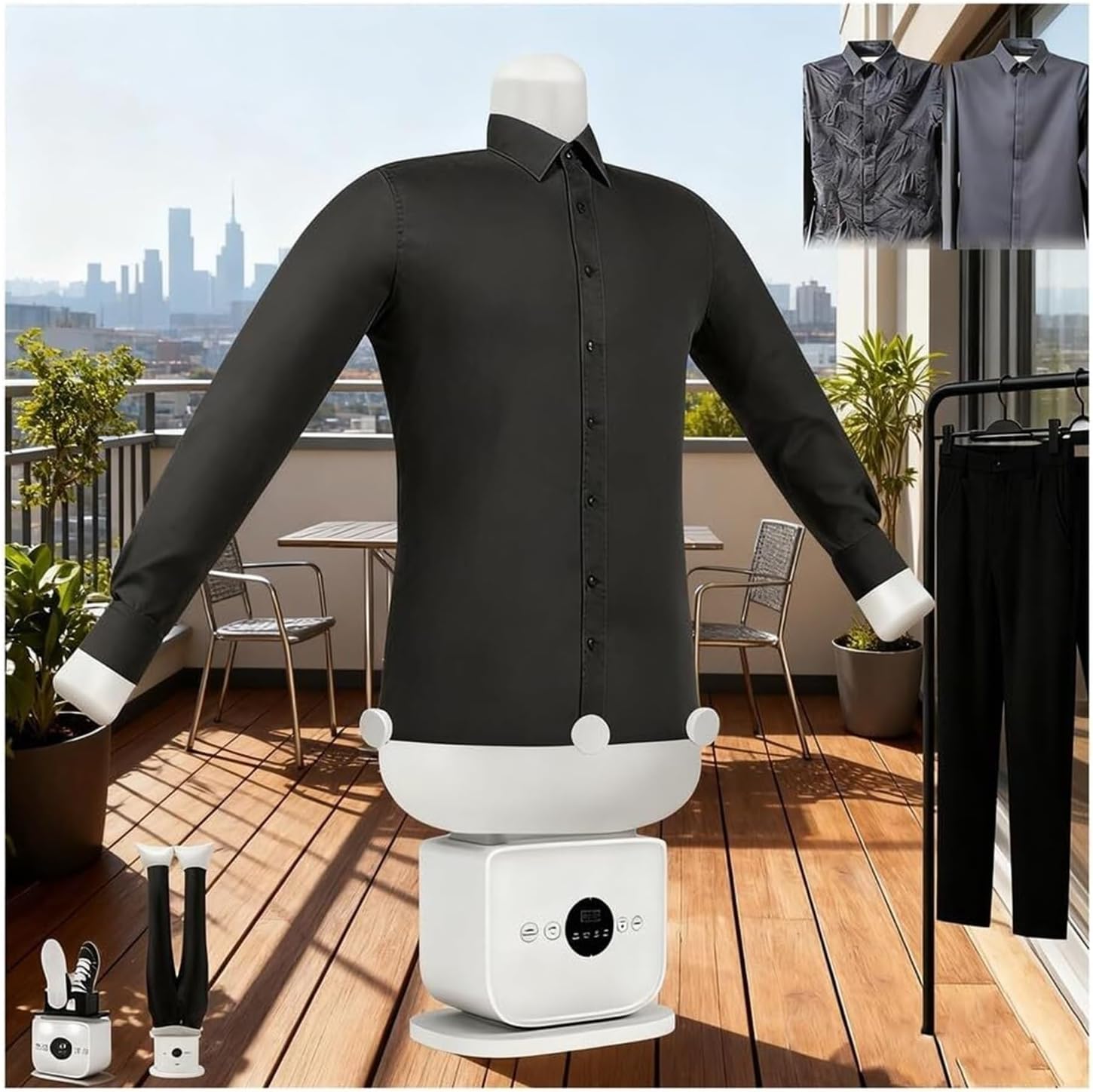 Ironing machine,Upgraded Touched,Fully Automatic,Compact,Portable & Ultra Quiet, 8 Minutes Quick Ironed Dry