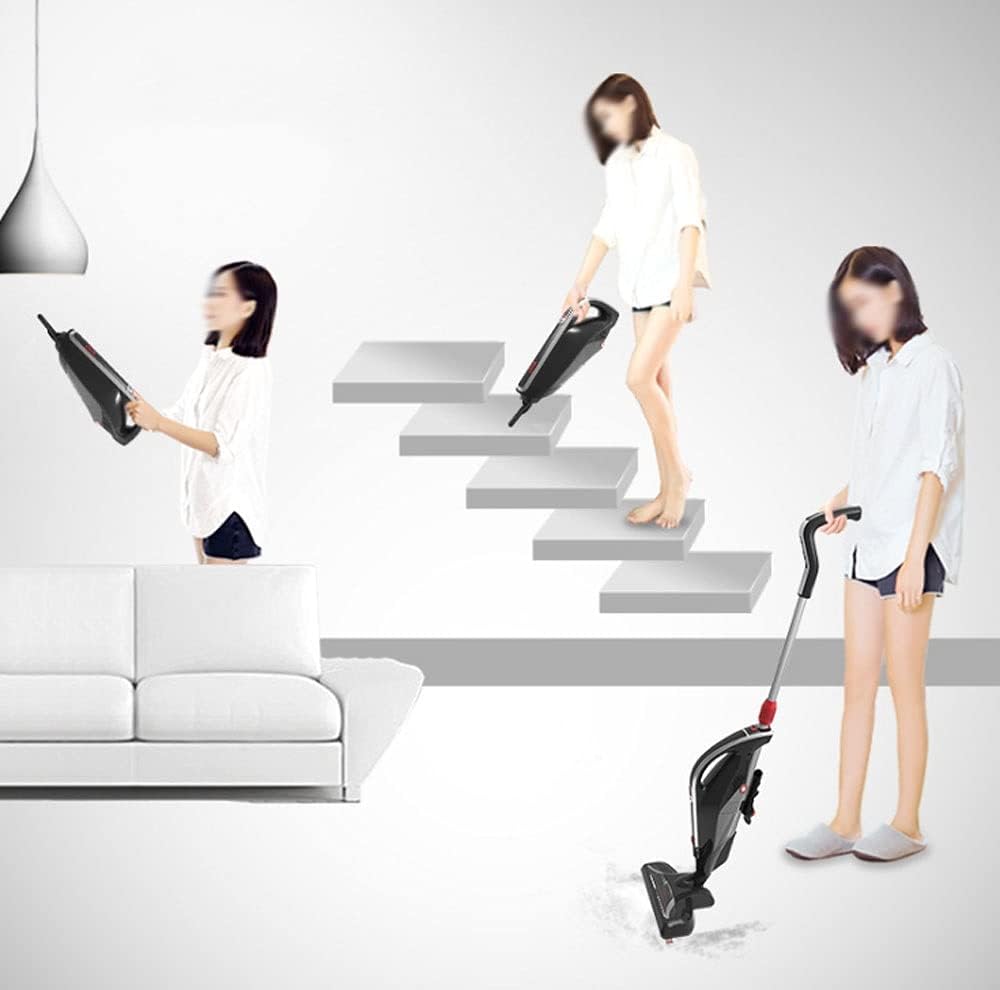 Cordless Vacuum Cleaner, Handheld Vacuum Cleaner, Powerful Motor Lightweight Cordless Vacuum Cleaner, Removable Handheld, Very Suitable for Families, Cars, Office Cleaning (Color : White)