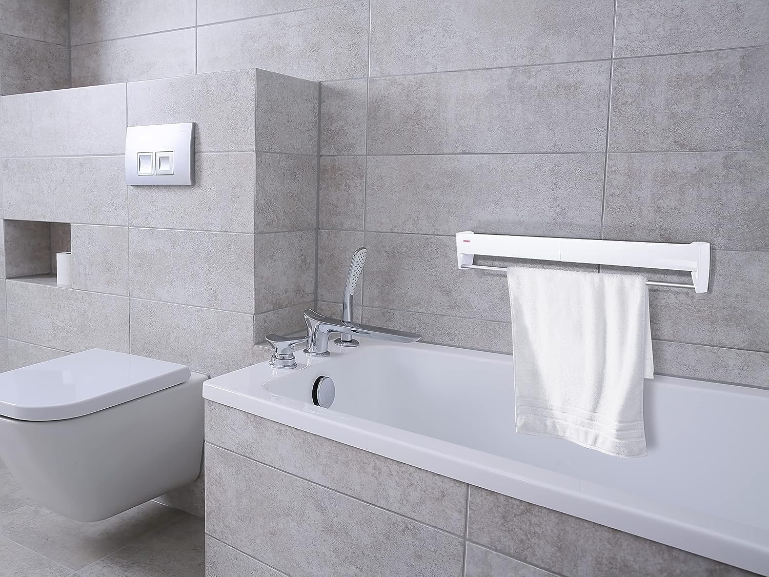 Leifheit 82201 Wall Dryer Telefix 70, White