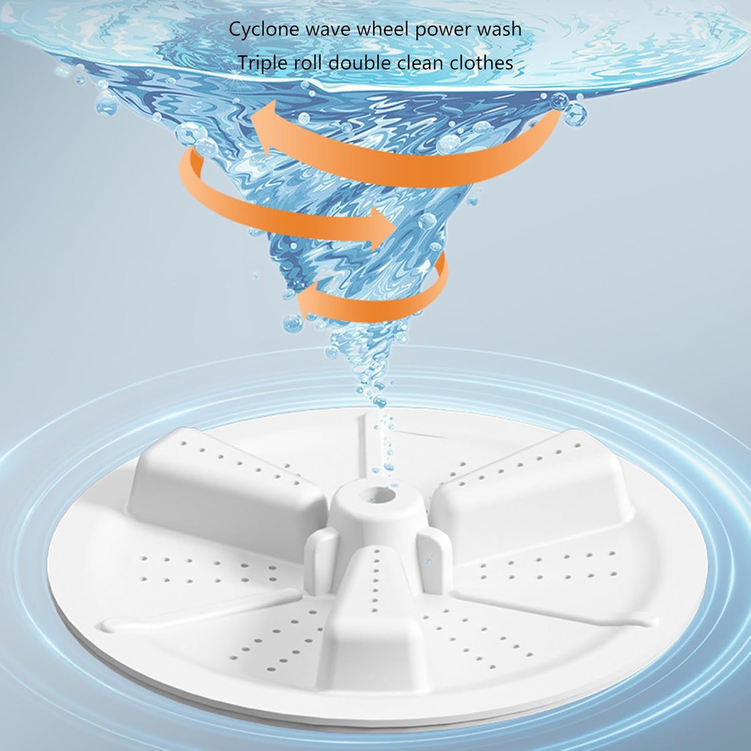 Portable Washing Machine 10L Small Clothing Washer Automatic Suitable For Small Loads Travel Washing Machine