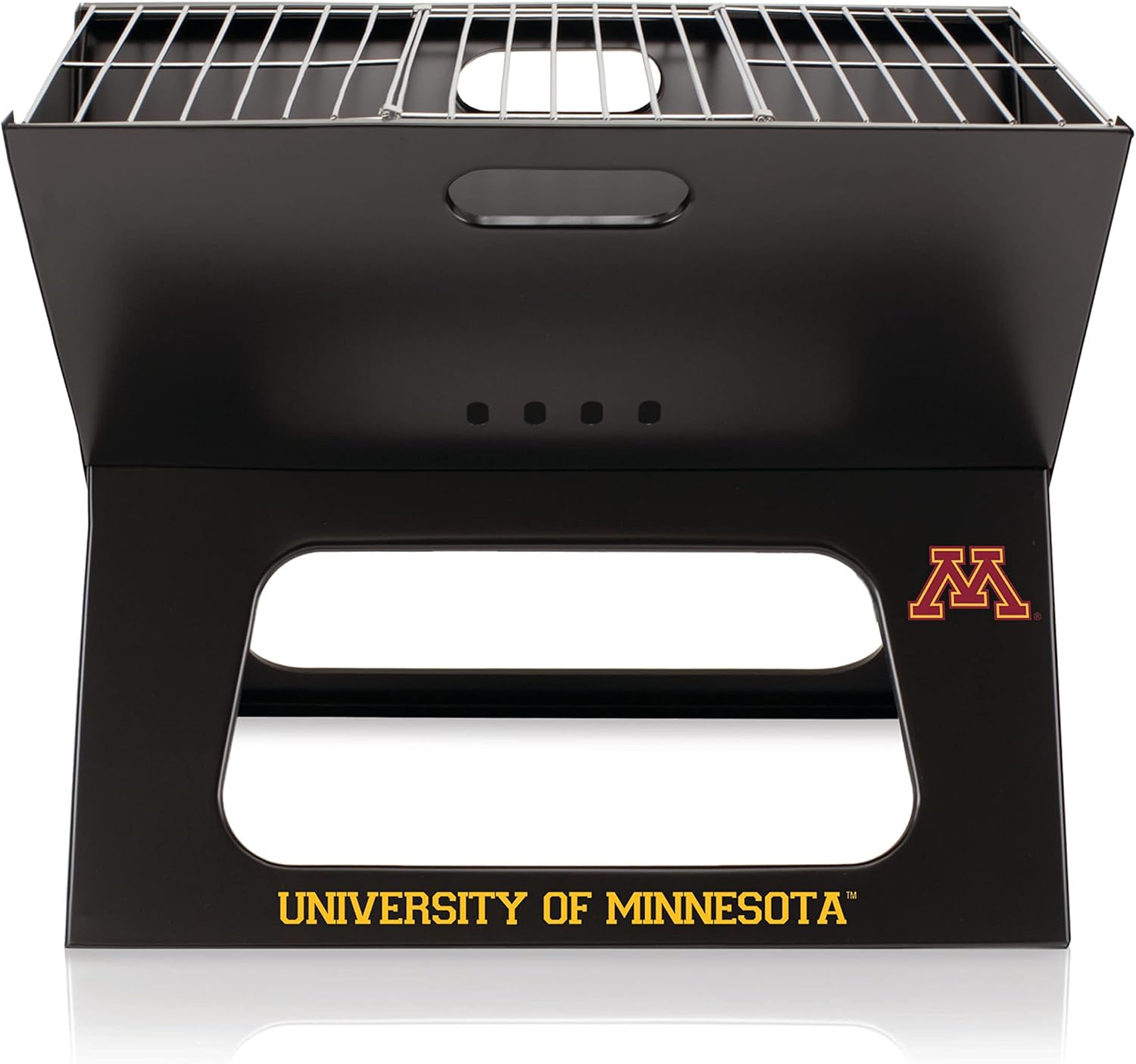 PICNIC TIME NCAA Texas A&M Aggies X-Grill Portable Grill - Camping Grill - Small Charcoal Grill for Tailgating