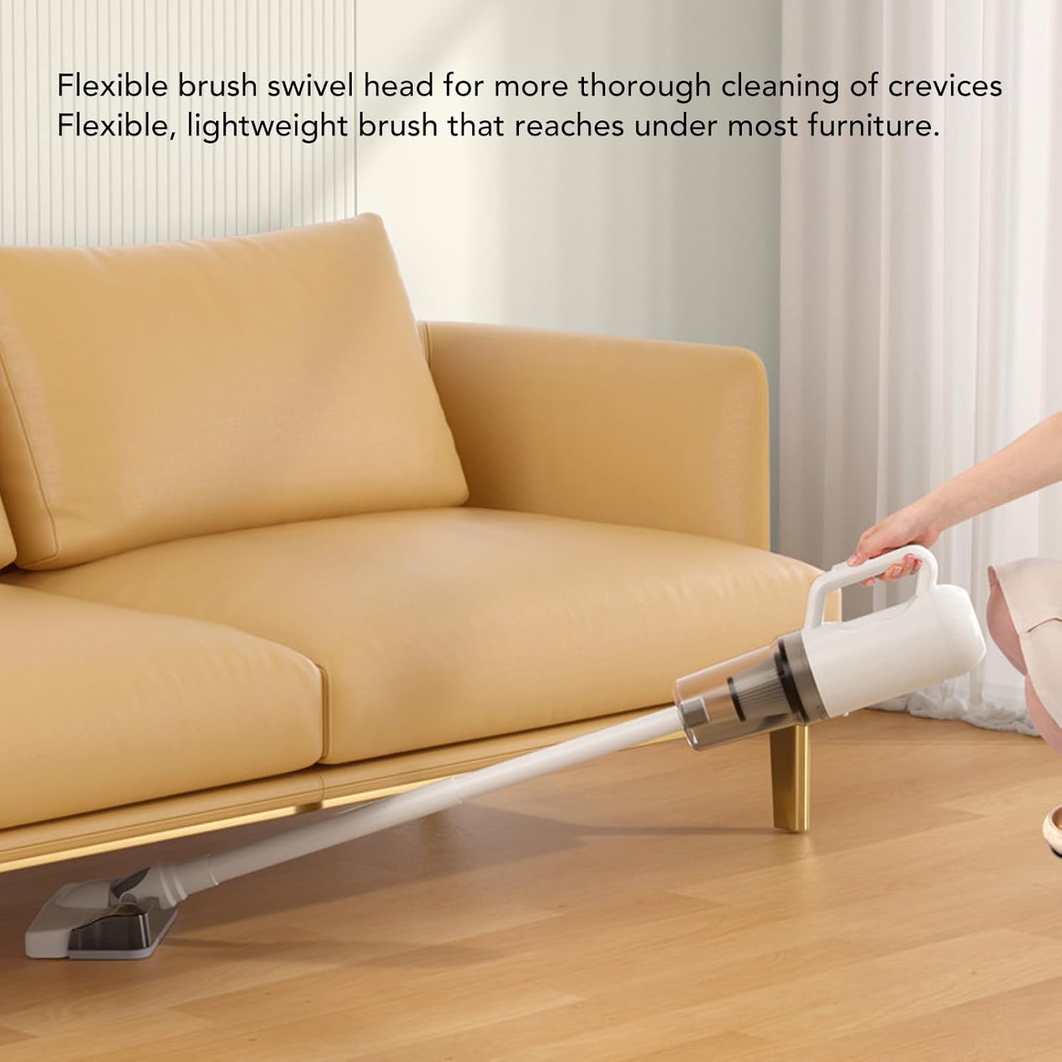 Asixxsix 43000pa Cordless Vacuum Cleaner and Mop Combo, Handheld Vacuum Cleaner Rechargeable Upright Vacuum with Water Cordless Hardwood Floor Cleaner for Home Tile Floor Pet Hair