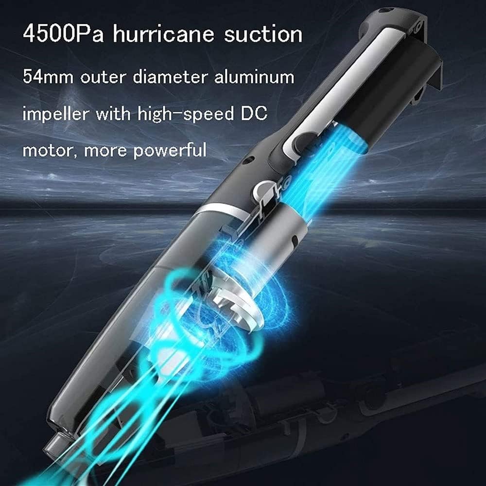 Handheld Vacuum Cleaner Cordless, USB Rechargeable, Powerful Suction Cleaner, Portable Hand Vacuum for Pet Hair Home and Car Cleaning, Wet & Dry