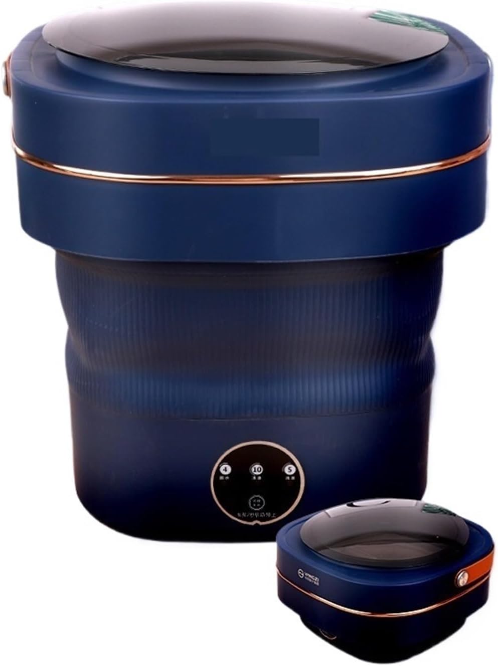 New Foldable Washing Machine 9L Big Capacity Portable Mini Socks Underwear Panties Washing Machine With Spinning Dry,for Travel,Camping, RV & Dorms