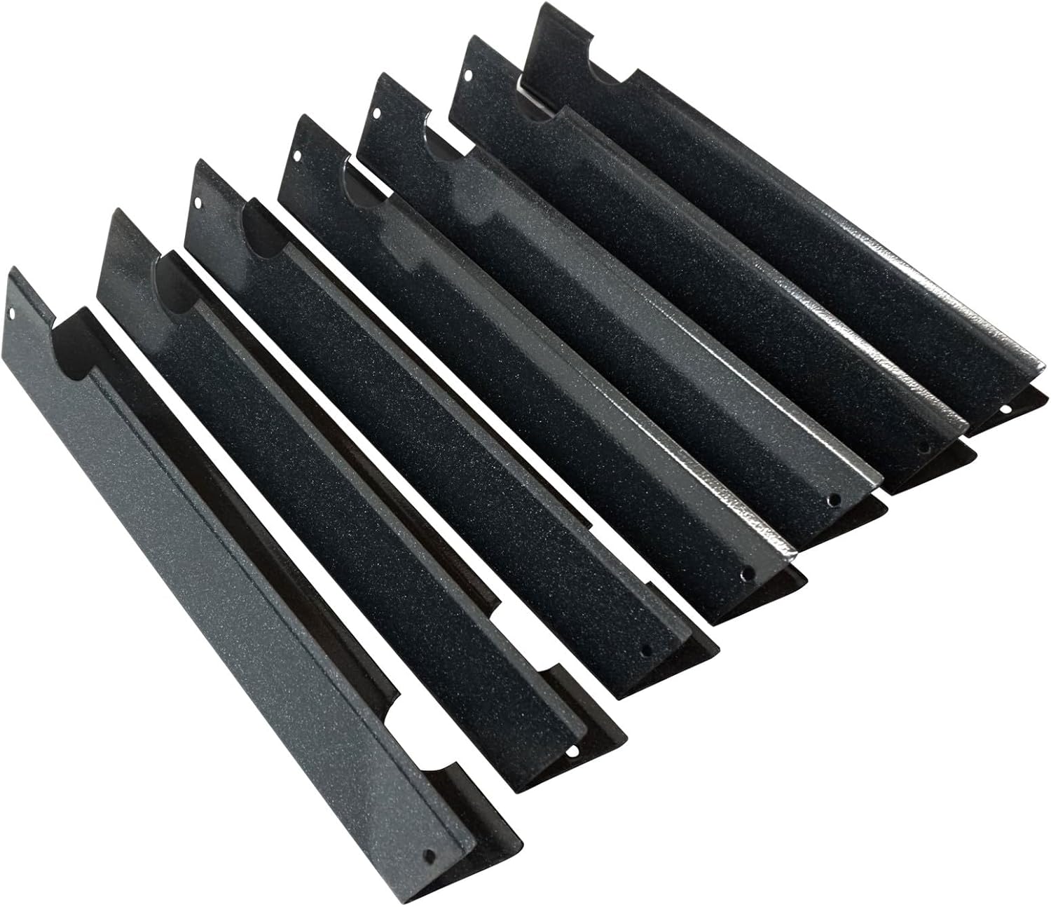Replacement for Porcelain Steel Heat Plates for Weber Gas Grill Models, Set of 7, 90247