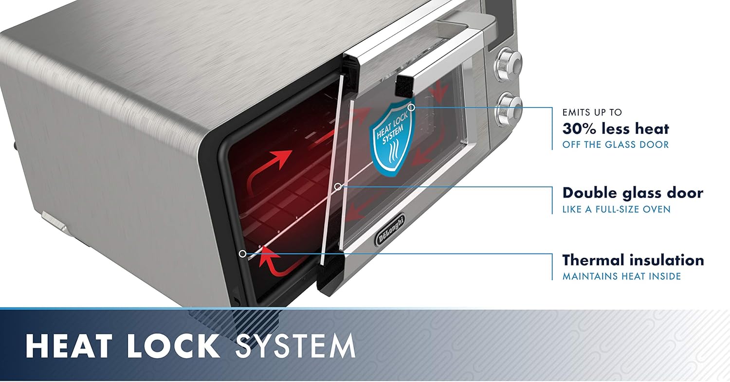 De'Longhi Livenza 0.8 cu ft. Stainless Steel Digital True European Convection Oven