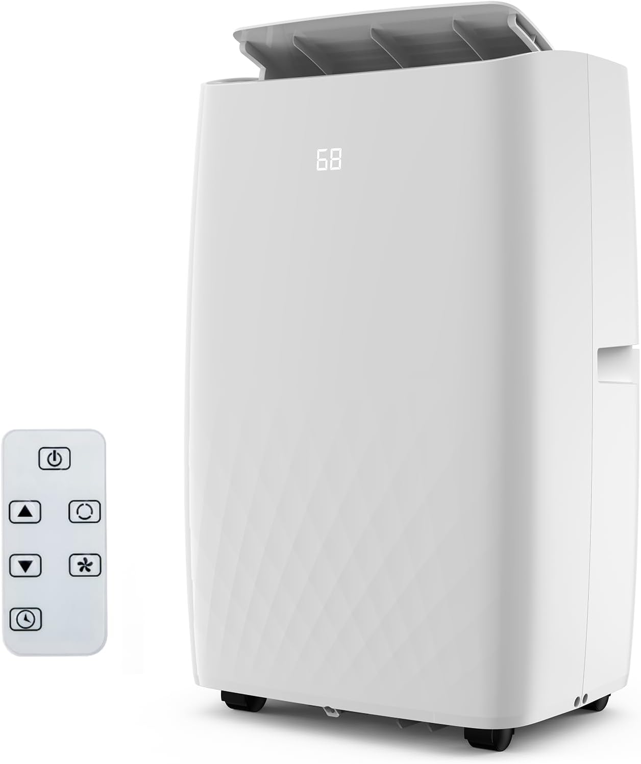 12000 BTU Portable Air Conditioner for Large Rooms Up to 550 Sq.Ft – Quiet Operation, Remote Control, 24H Timer, with Fan & Dehumidifier – Ideal for Bedrooms & Apartments