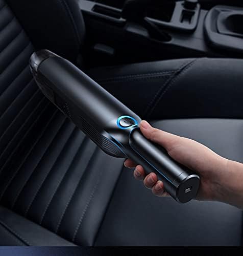 Handheld Vacuum, Portable Cordless Handheld Vacuum Cleaner, 8000Pa Strong Suction, USB Charging, Wet Dry Car Vacuum Cleaner for Pet Hair, Home and Car Cleaning (Black)
