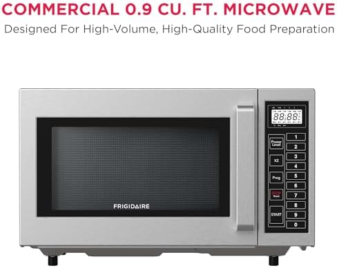 FRIGIDAIRE COMMERCIAL Kitchen Microwave Oven, 0.9 Cu Ft (1000 Watts), NSF certified