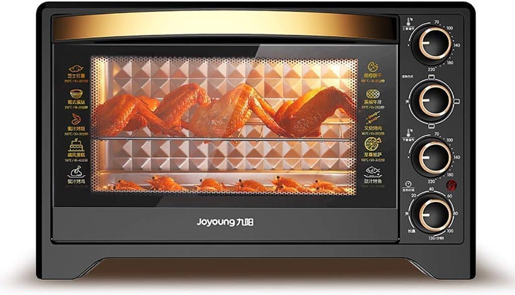oven mini oven air fryer oven Mini Ovens 38L Large Capacity Electric Oven, Household Independent Temperature Controlled Mini Oven, Multifunctional Small Three-layer Oven, Zinc Plate Explosion-proof