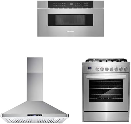 COSMO 3-Piece Kitchen Appliance Packages, 30