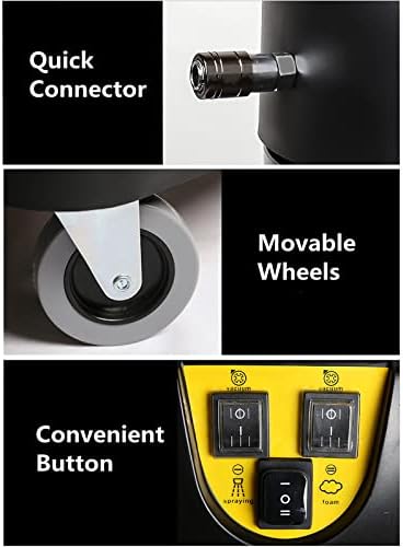 Carpet Cleaner Machine 20L,3 in 1 Stainless Steel Extractor,Deep Cleaning,Household Commercial,for Carpets,Sofas