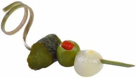 PacknWood 210BBTWIST9 3.5 In. Bamboo Top Twisted Skewer, Pack Of 2000