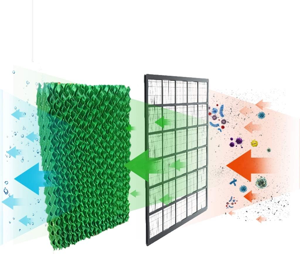 Portable Air Conditioner Fan Evaporative Cooler, Bladeless Air Cooler Portable Humidifier with Remote Control & Electric Fan, 3 Modes Air Conditioner for Indoor Home Office Dorms