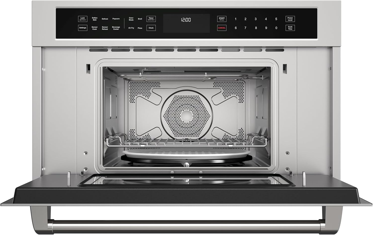 Thor Kitchen 30 Inch Built-In Air Fry Microwave Oven with Drop-Down Door