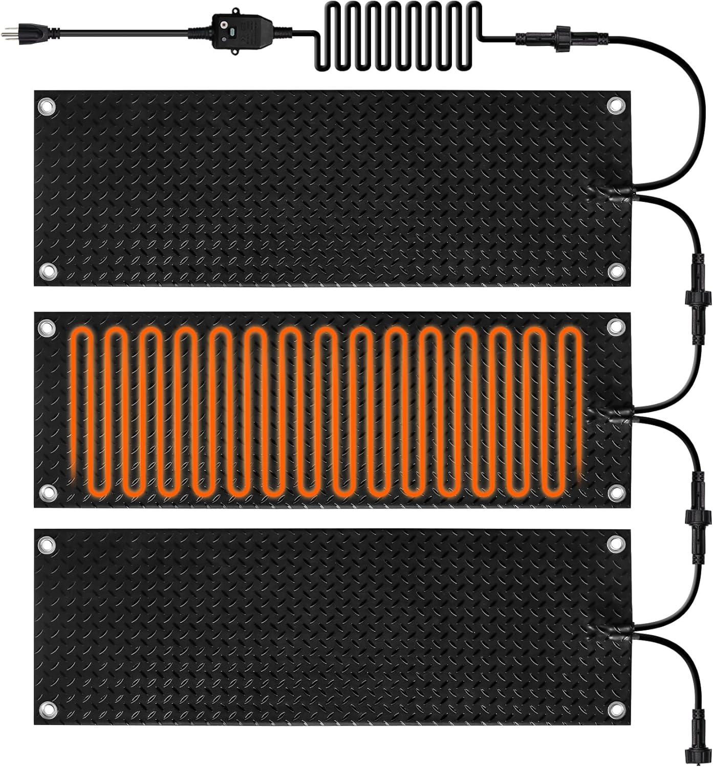 Heated Snow Melting Mats 3 Pack 10