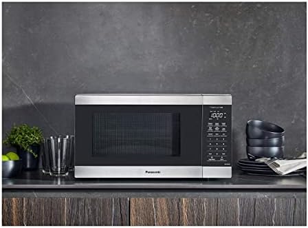 Panasonic Microwave Oven, 1.3 cu. ft. 1000W Countertop Microwave with Genius Sensor Cooking - NN-SU66LS (Stainless Steel)
