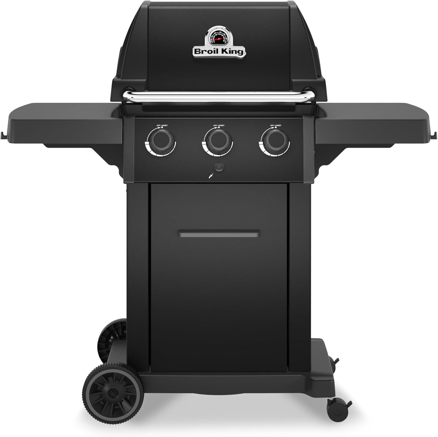 Broil King 824154 Royal 320 Shadow 3-Burner Propane Gas Grill in Black