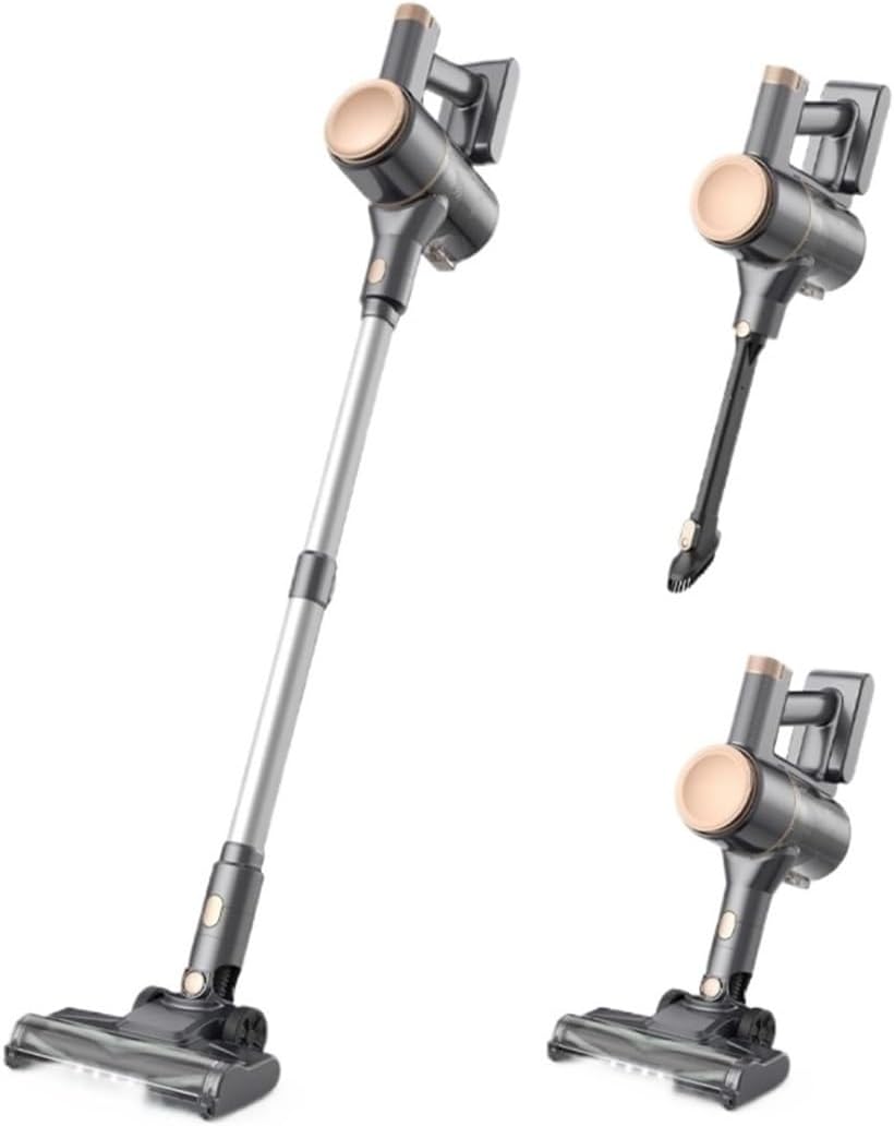 Cordless Vacuum Cleaner 25Kpa Powerful Suction 40 Mins Runtime Lightweight Rechargeable Stick Vacuum Compatible with INSE N8(N8 Blue)