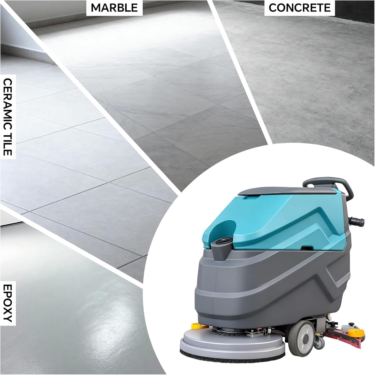 Industrial Walk Behind Floor Scrubber Machine 22