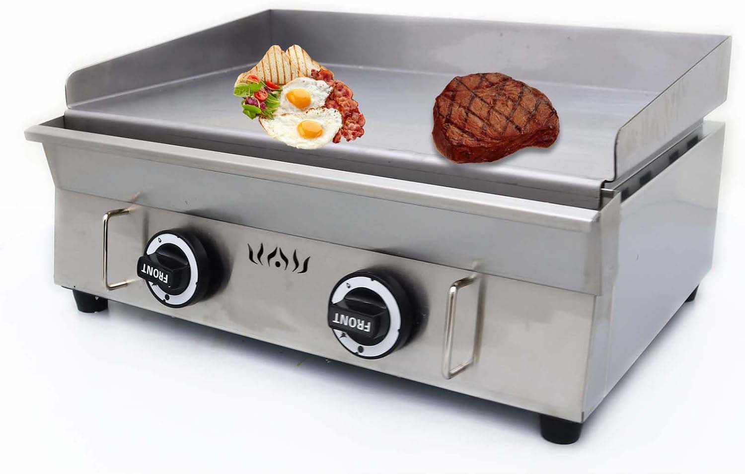 Propane Gas Grill Griddle Countertop 21.26