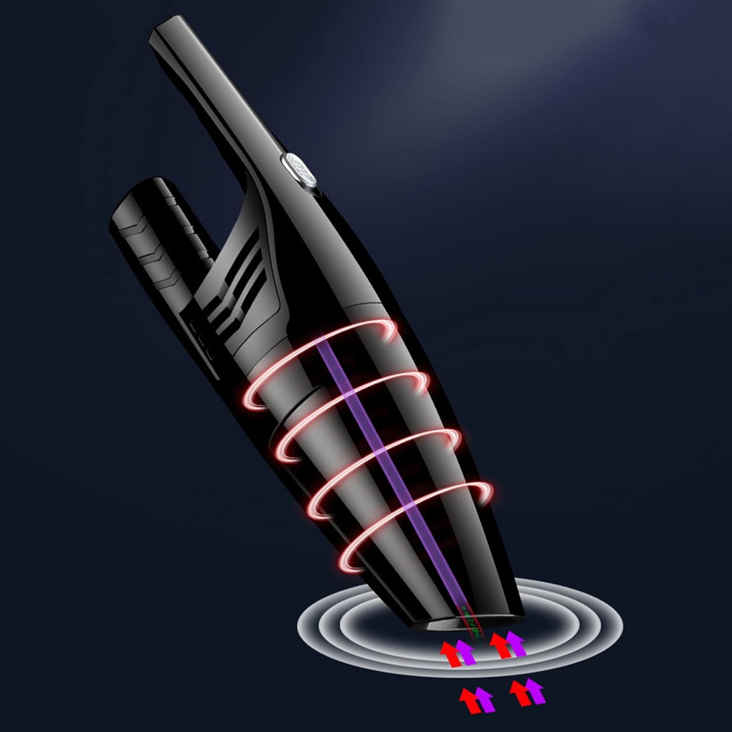 Portable Handheld Vacuum Cordless Car Vacuum Cleaner 120W 5000Pa Suction Handheld with Light Weight for Use of Home, Car & Office,Pink