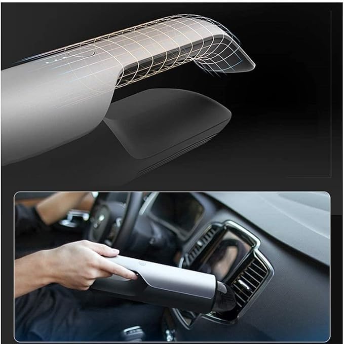 Handheld Vacuum Cleaner, Vacuum Handheld, 4200PA Battery Vacuum Cleaner Wet/Dry Noise Reduction Bagless Portable Vacuum Cleaner Quick Charge Household and Car Vacuum Cleaner