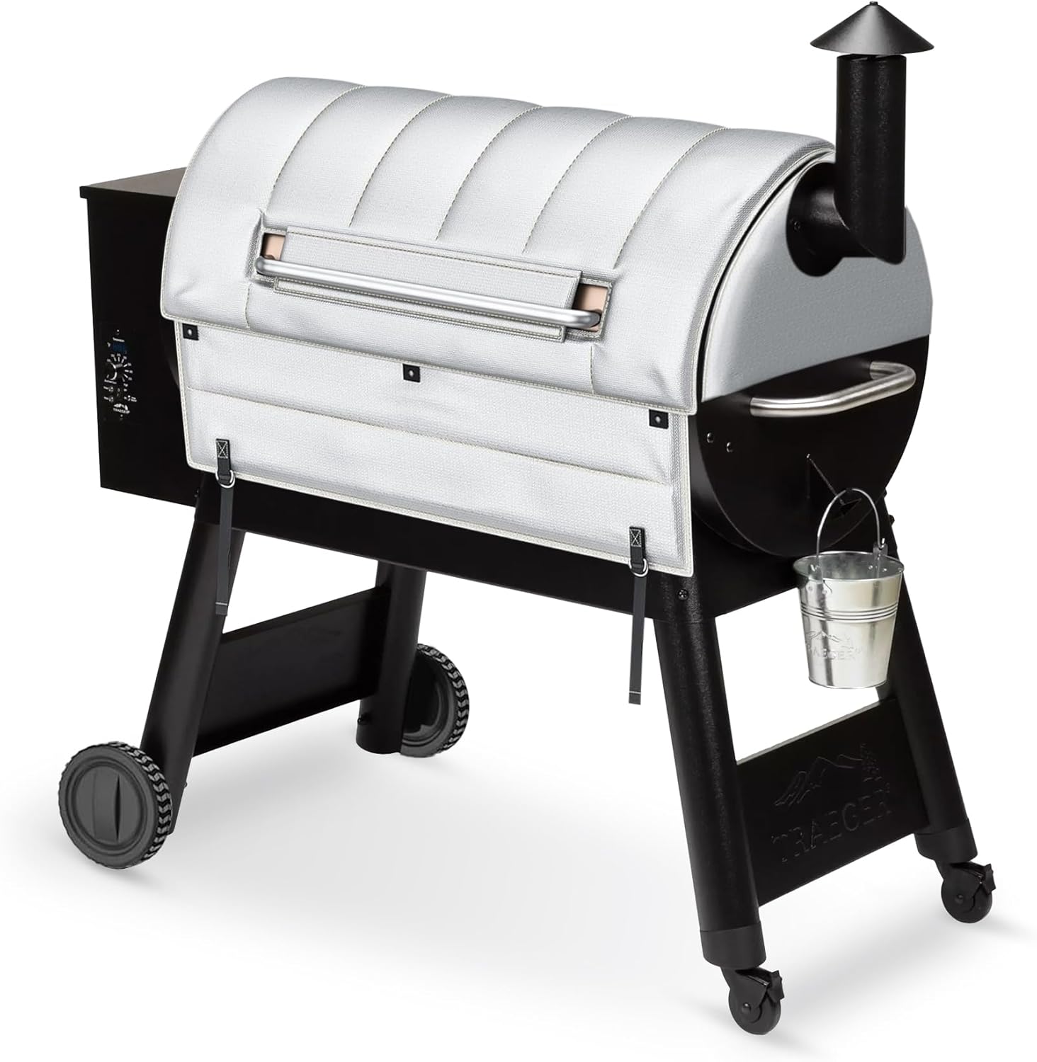 Grill Insulation Blanket for Traeger 34 Series Smoker Blanket for Winter for BAC628 Pro 34 Series, Texas Grill Models Maintain Better Temperature Control Insulation Blanket Grill Accessory